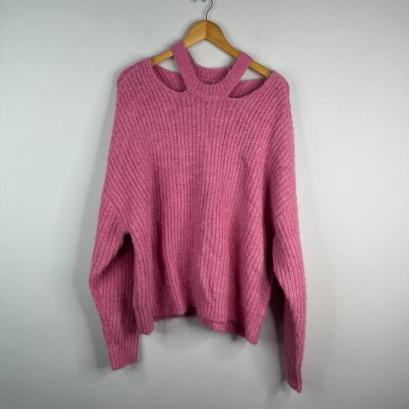 Pistola Aurora Pink Eva Pullover With Neck Slit Top - Picture 3 of 8